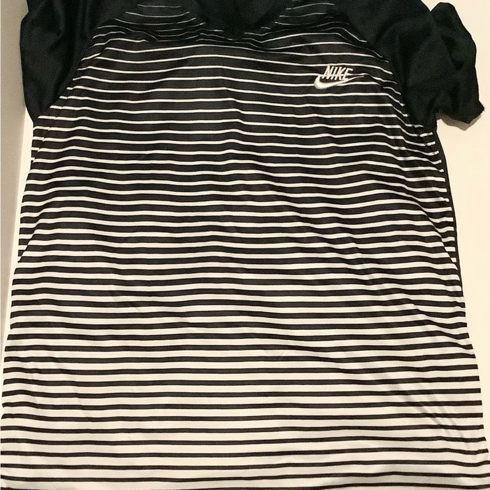 Nike Navy Blue and White Striped Sportswear #34 - Picture 2 of 7
